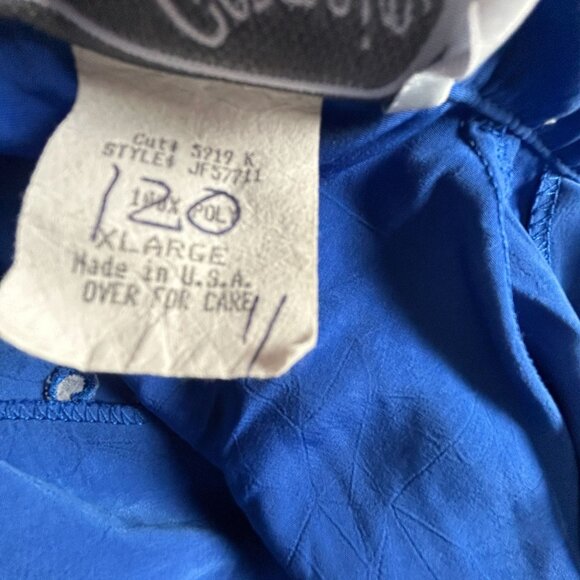 Vintage Saint Germain Paris Women Blue Embroidered Jacket Pants Two-Piece Set XL - Picture 4 of 16